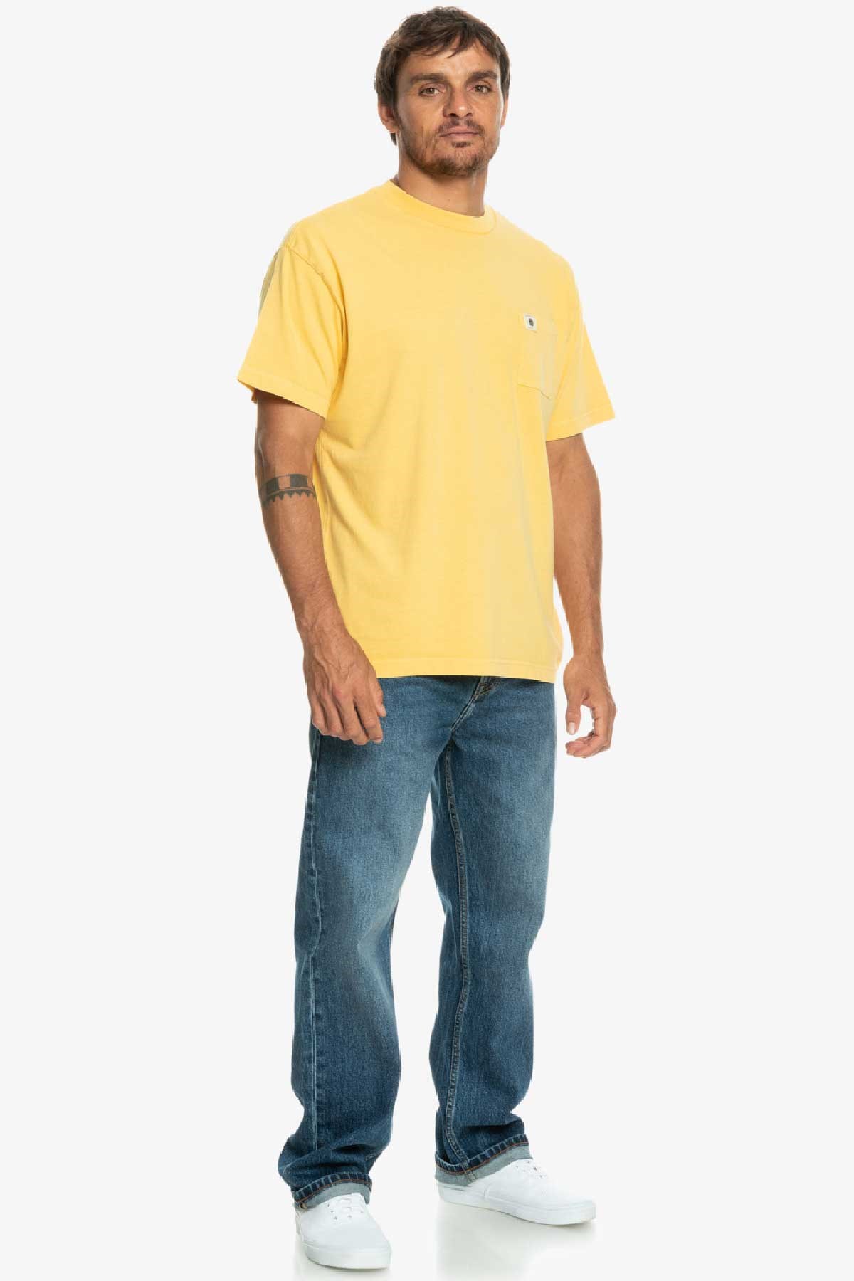 Quiksilver Naturaldye Erkek Tişört EQYKT04265-YGY0 Sarı