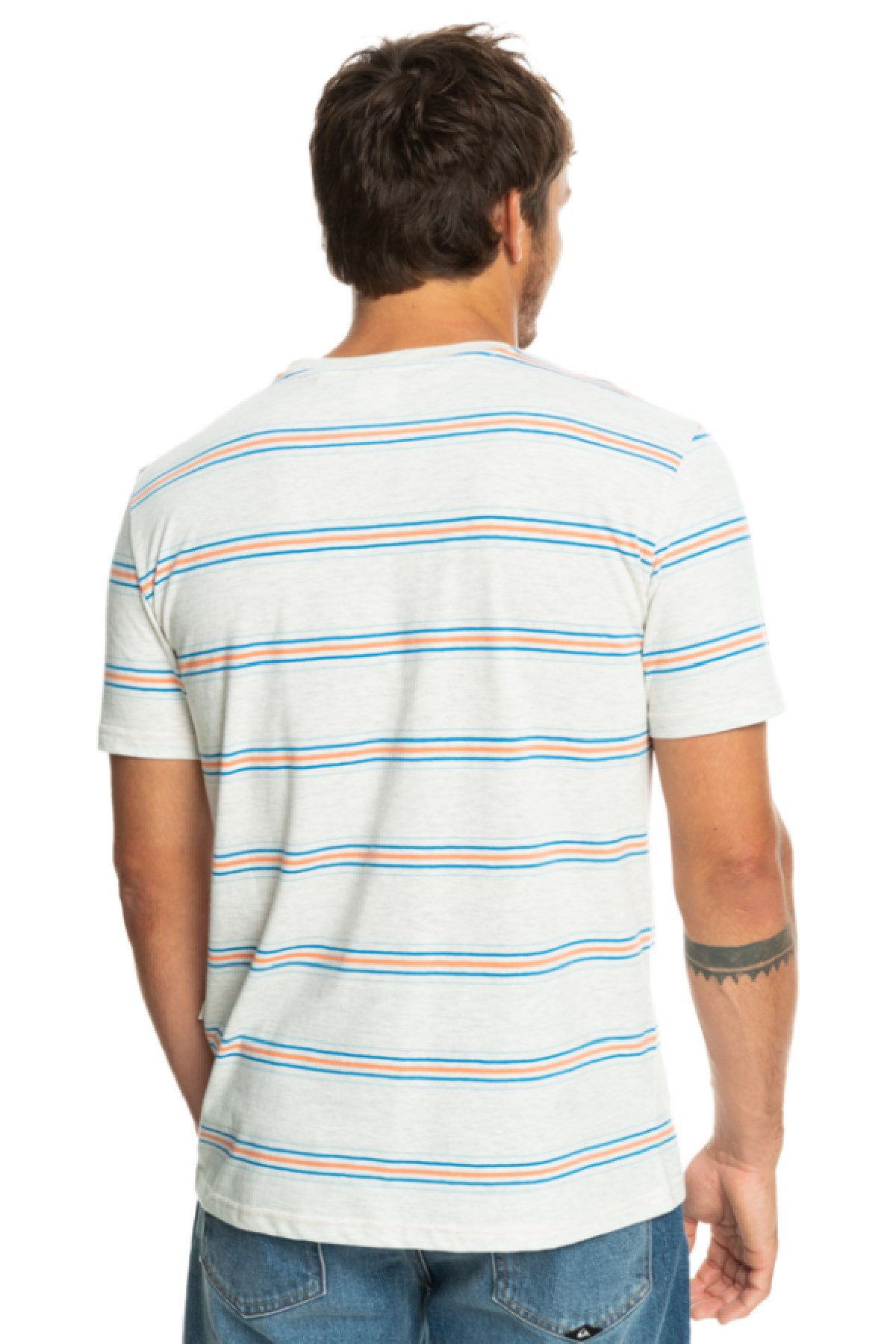 Quiksilver Between Erkek Tişört EQYKT04269-WDW3 Krem