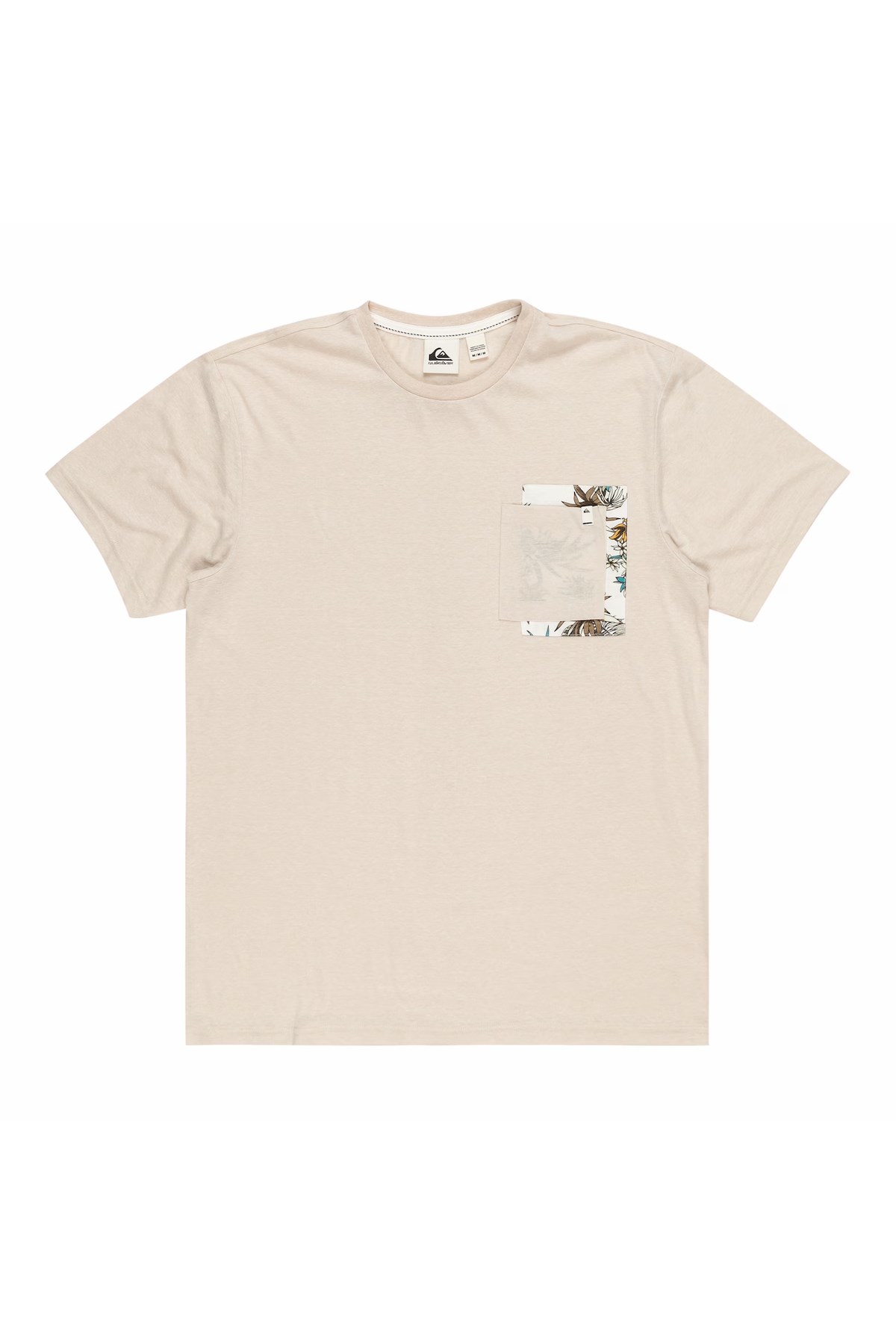 Quiksilver Behind Wave Erkek Tişört EQYKT04336-11492 Krem