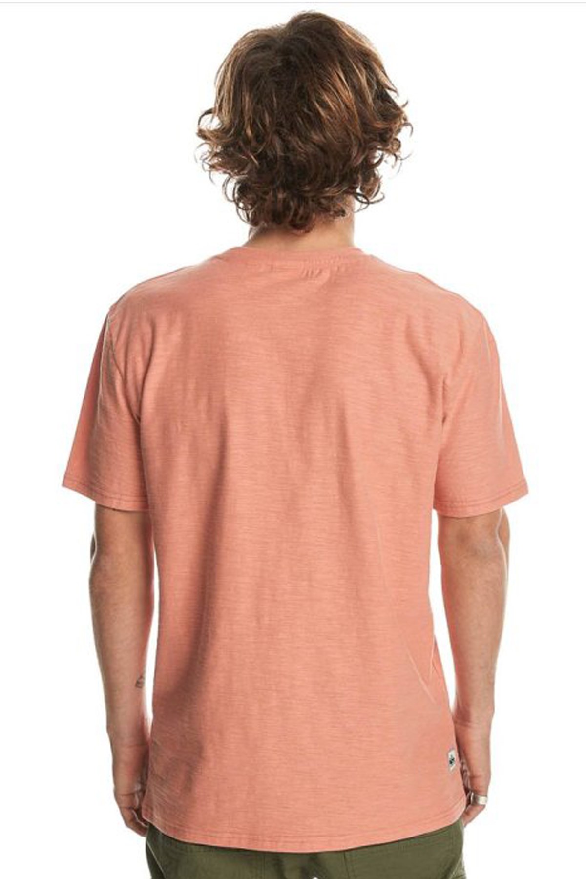 Quiksilver Slub Roundneck Erkek Tişört EQYKT04337-MJR0 Turuncu