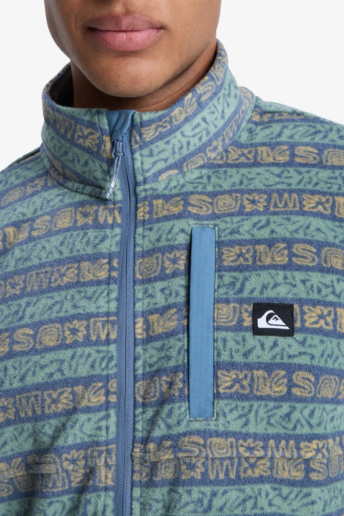 Quiksilver No Destination Polar Ceket EQYPF03071-GGV6 Yeşil