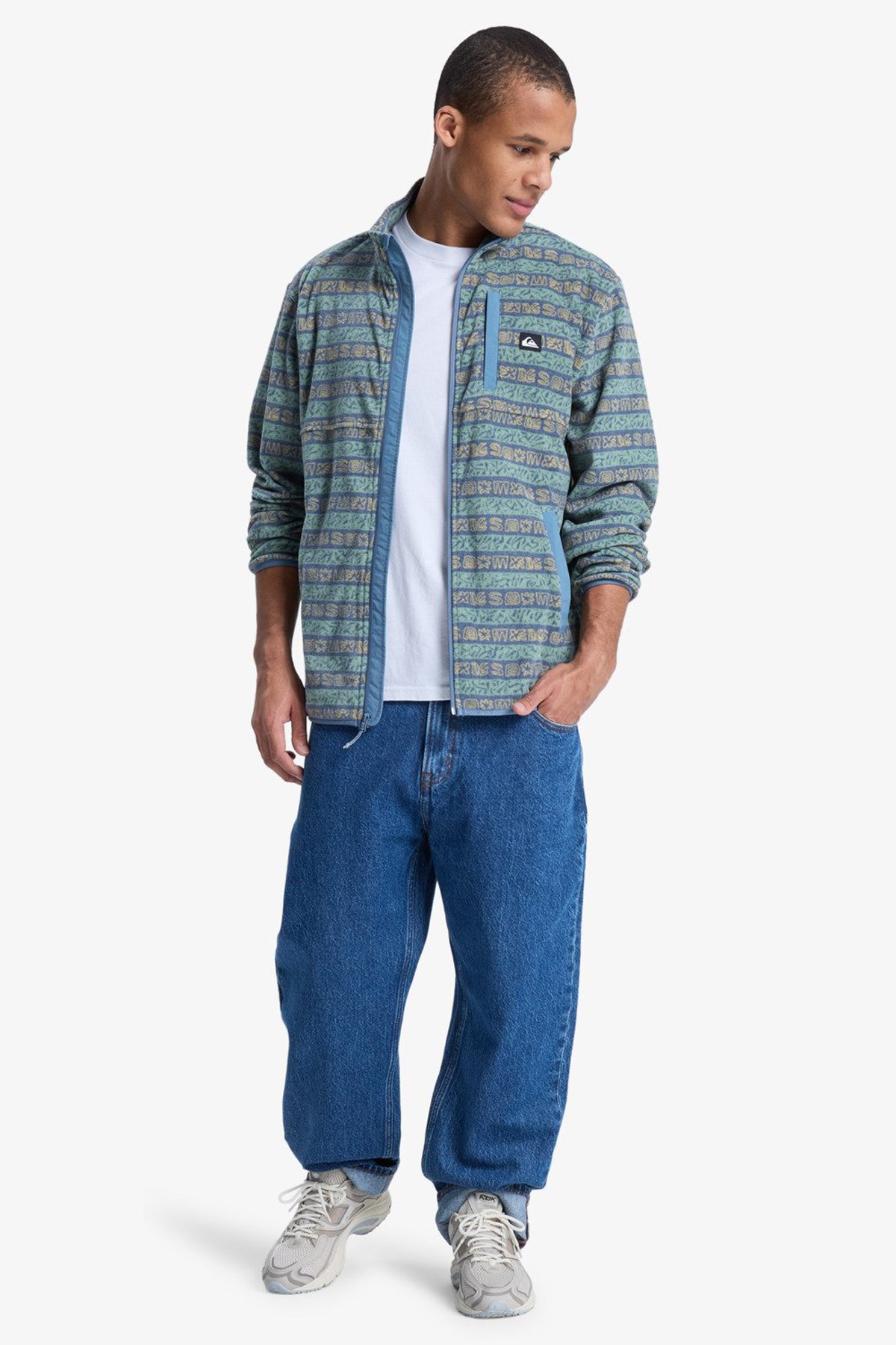 Quiksilver No Destination Polar Ceket EQYPF03071-GGV6 Yeşil