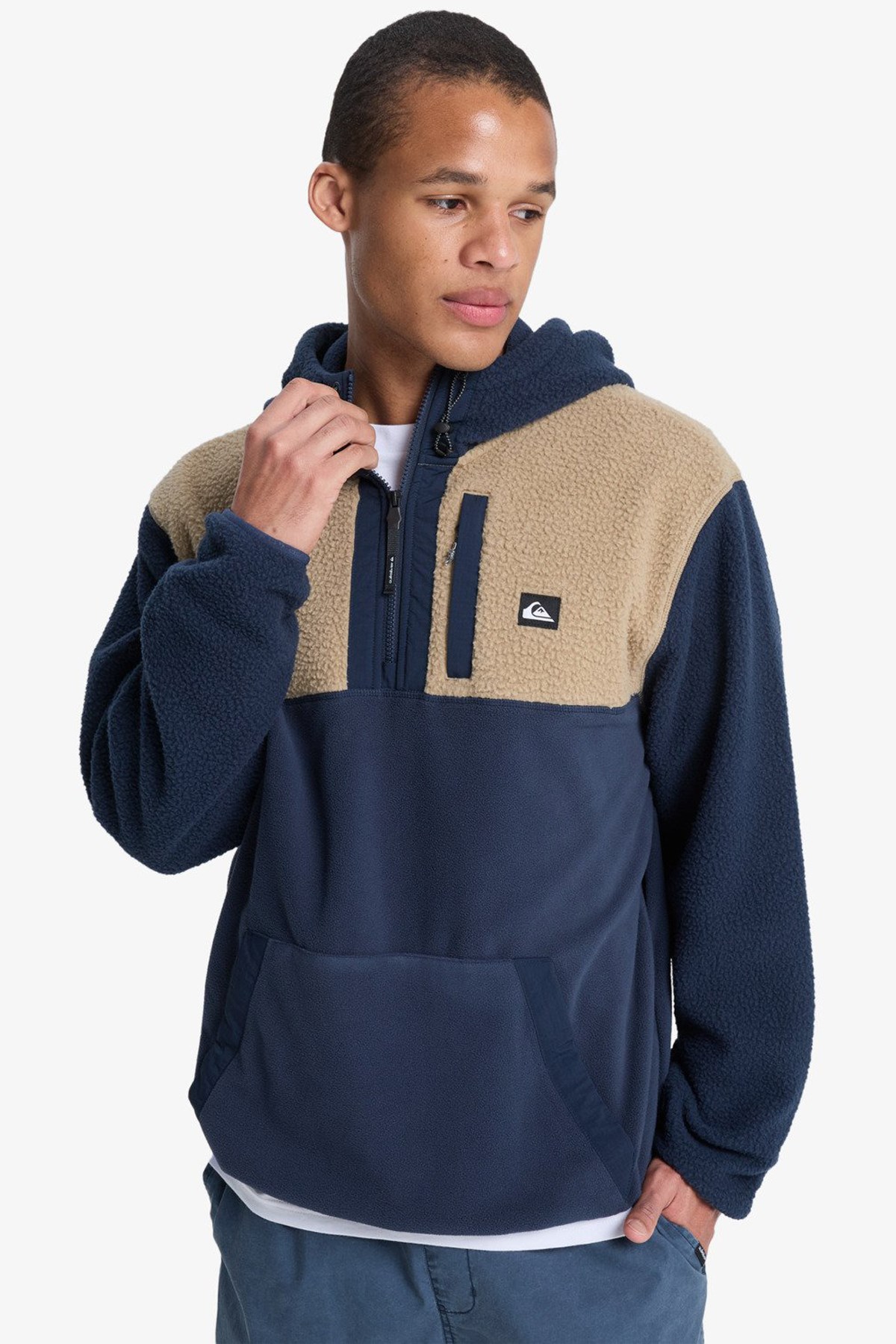 Quiksilver Ocean View Erkek Polar EQYPF03073-6800 Lacivert