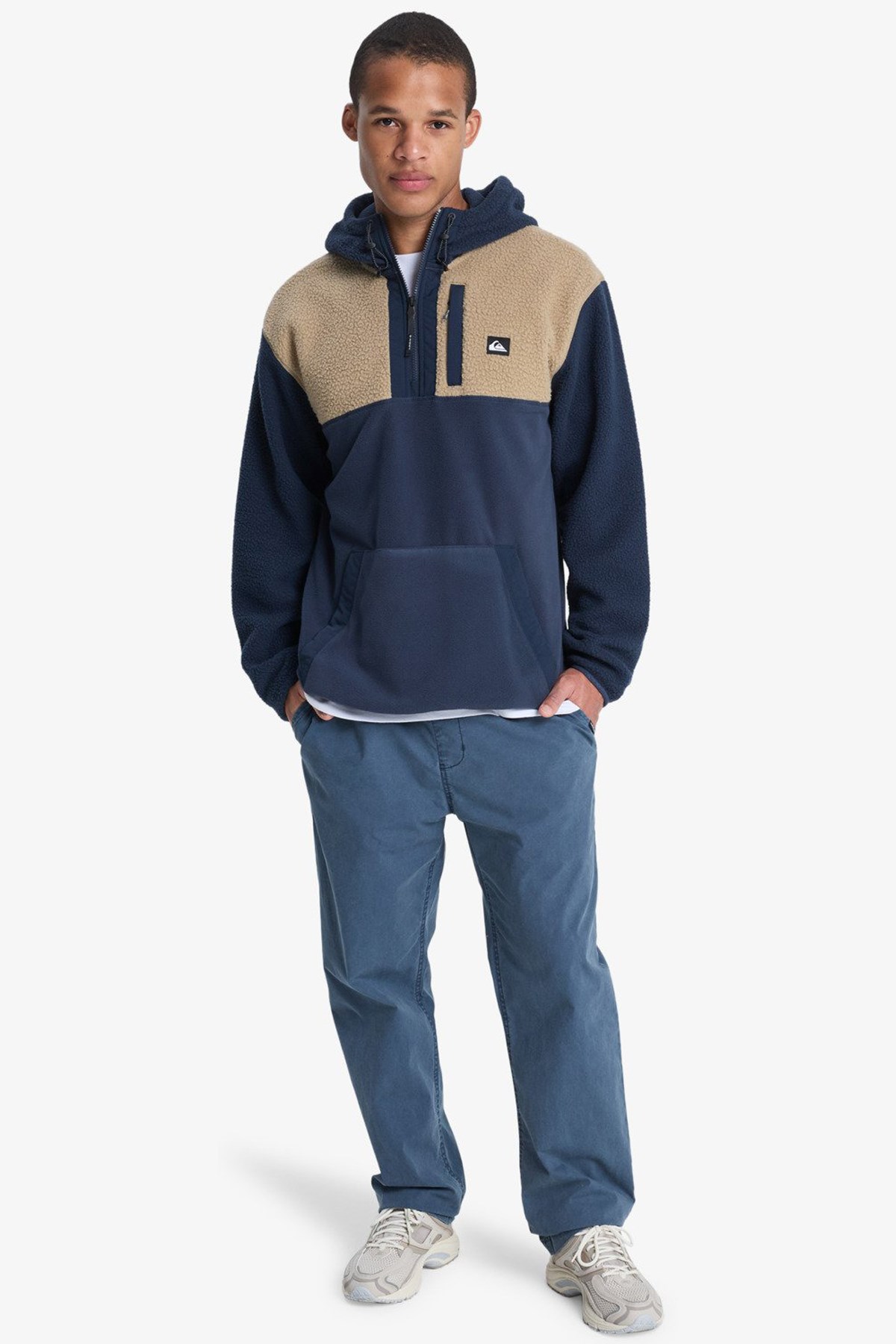 Quiksilver Ocean View Erkek Polar EQYPF03073-6800 Lacivert