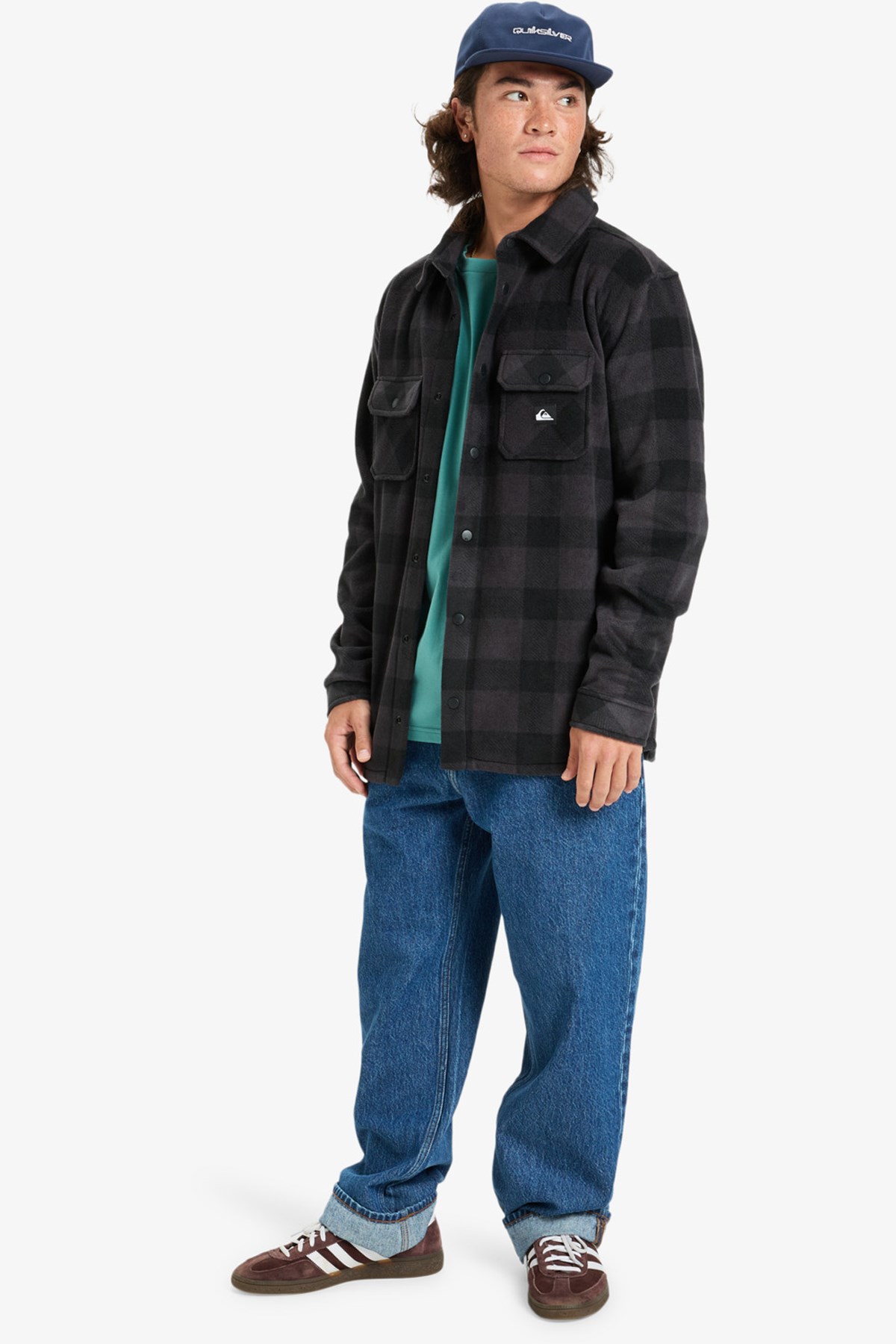 Quiksilver Bering Strait Polar Ceket EQYPF03075-6454 Antrasit