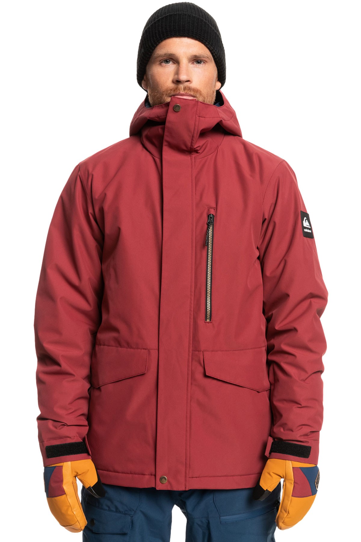 Quiksilver Mission Soli Jk Erkek Kayak Montu EQYTJ03266 Kırmızı