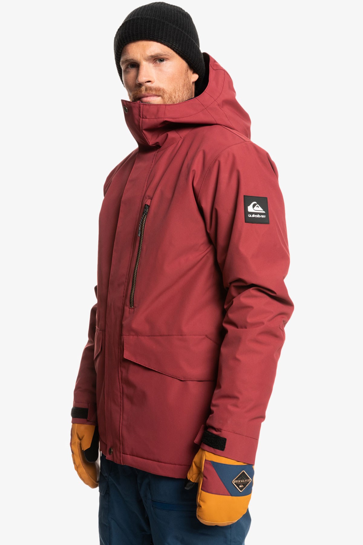Quiksilver Mission Soli Jk Erkek Kayak Montu EQYTJ03266 Kırmızı