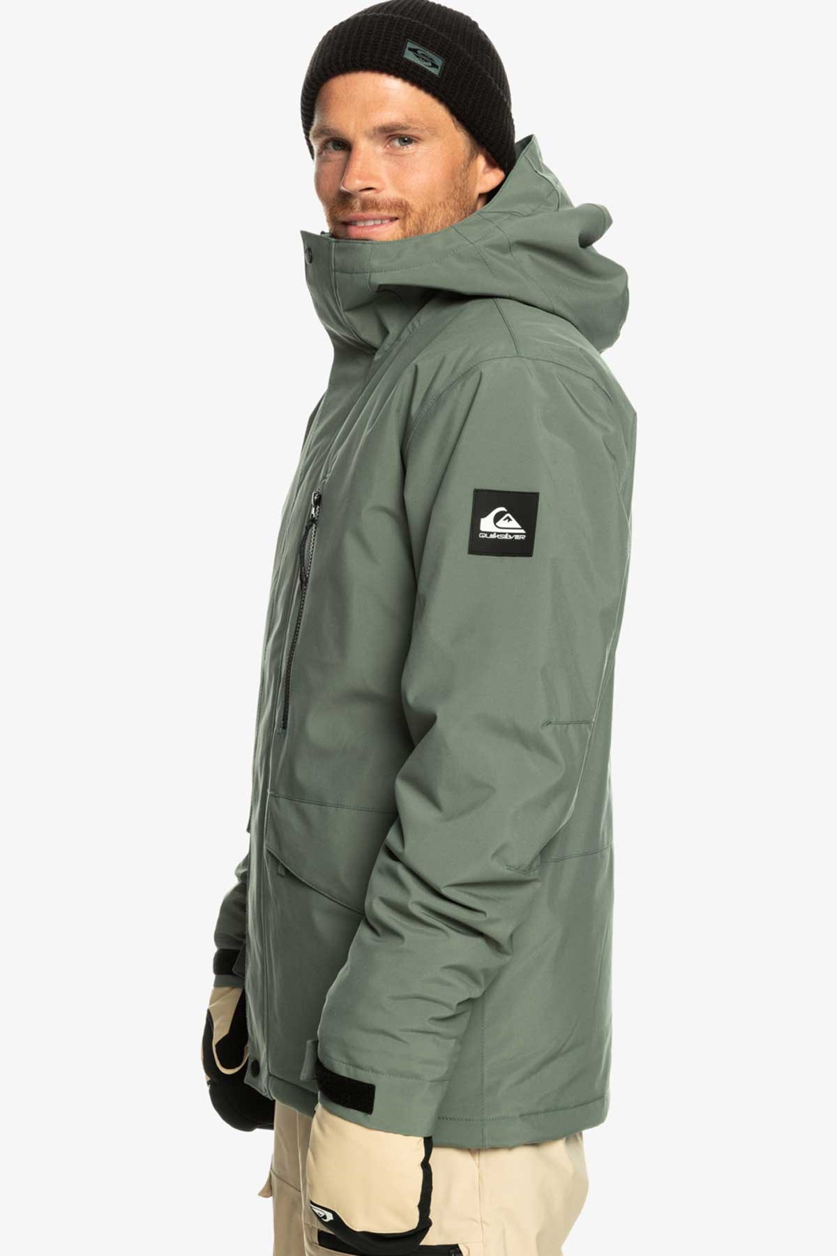 Quiksilver Mission Solid Jk Erkek Kayak Montu EQYTJ03266-GNB0 Yeşil