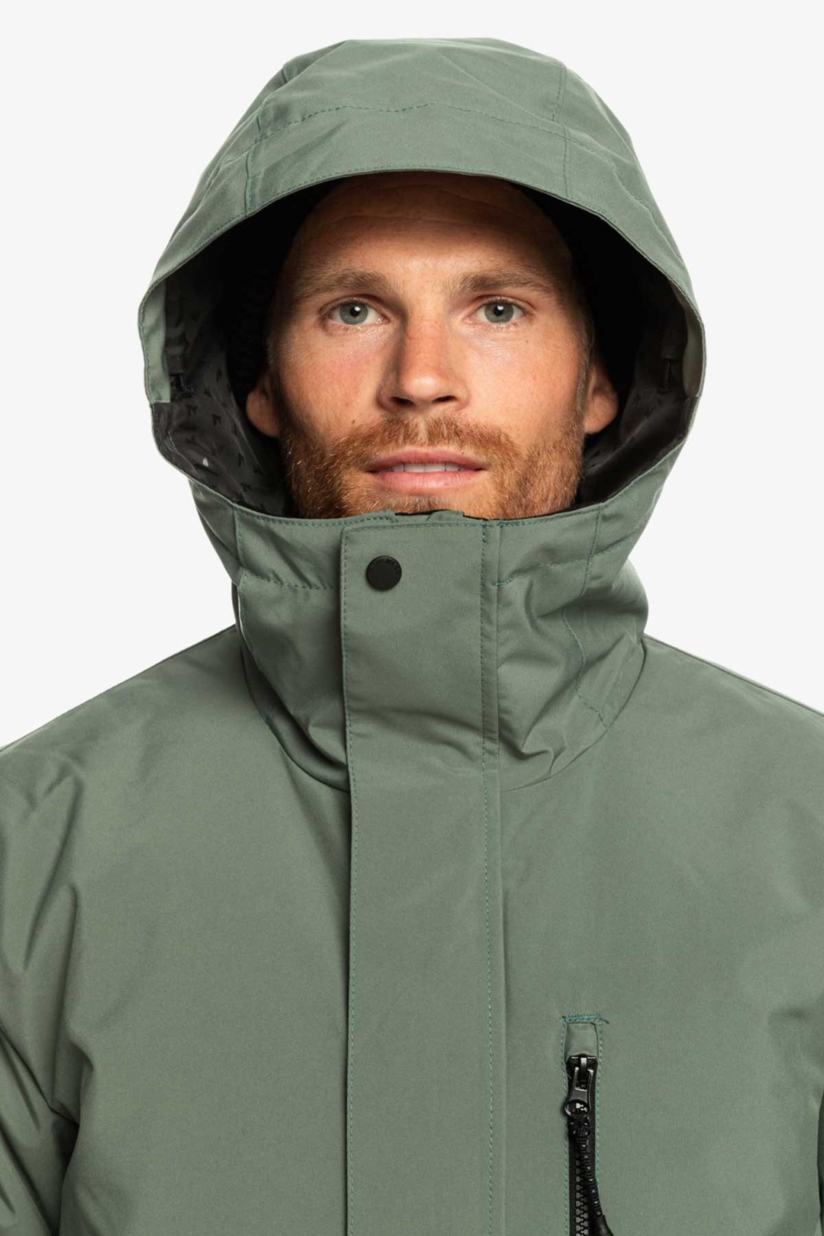 Quiksilver Mission Solid Jk Erkek Kayak Montu EQYTJ03266-GNB0 Yeşil