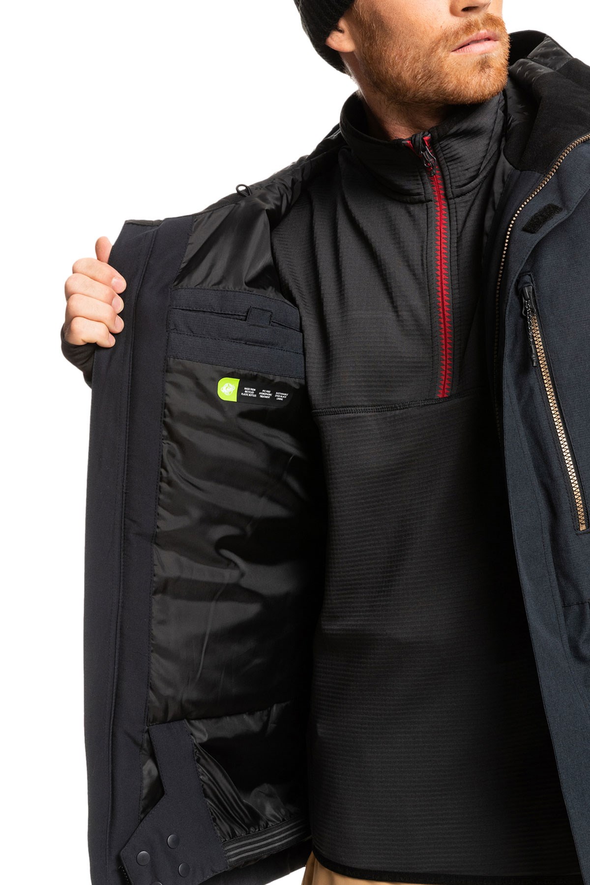 Quıksılver Mıssıon Solı Jk Erkek Snowboard Montu EQYTJ03266-KVJ0 Siyah