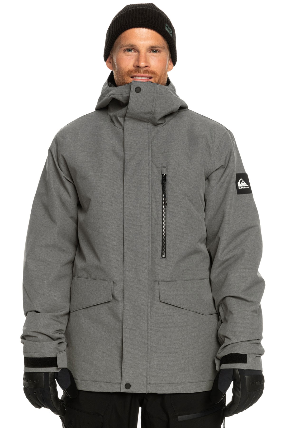 Quiksilver Mission Soli Erkek Kayak Montu EQYTJ03266-SJE0 Gri