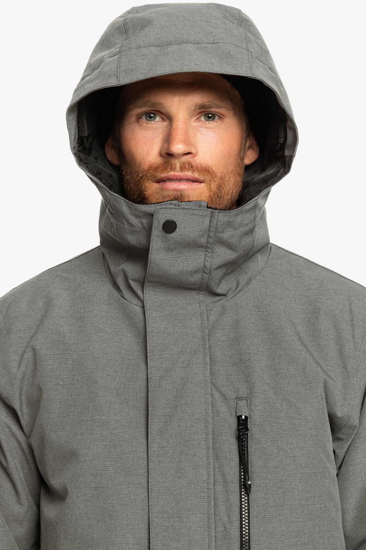 Quiksilver Mission Soli Erkek Kayak Montu EQYTJ03266-SJE0 Gri