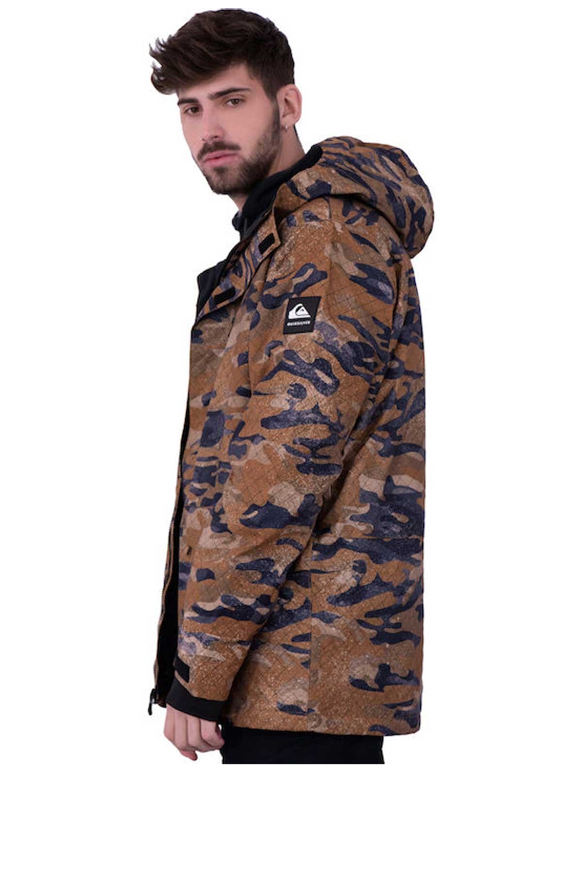 Quiksilver Mission Print Jk Snowboard Kaban EQYTJ03267-CQW1 Açık Kahverengi