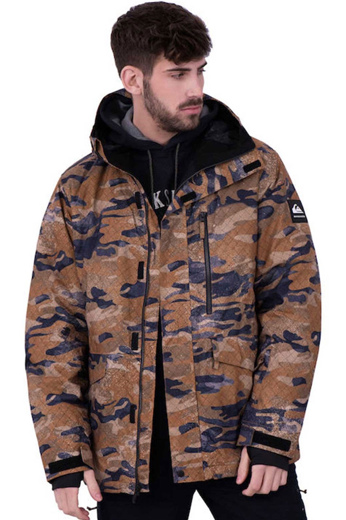 Quiksilver Mission Print Jk Snowboard Kaban EQYTJ03267-CQW1 Açık Kahverengi