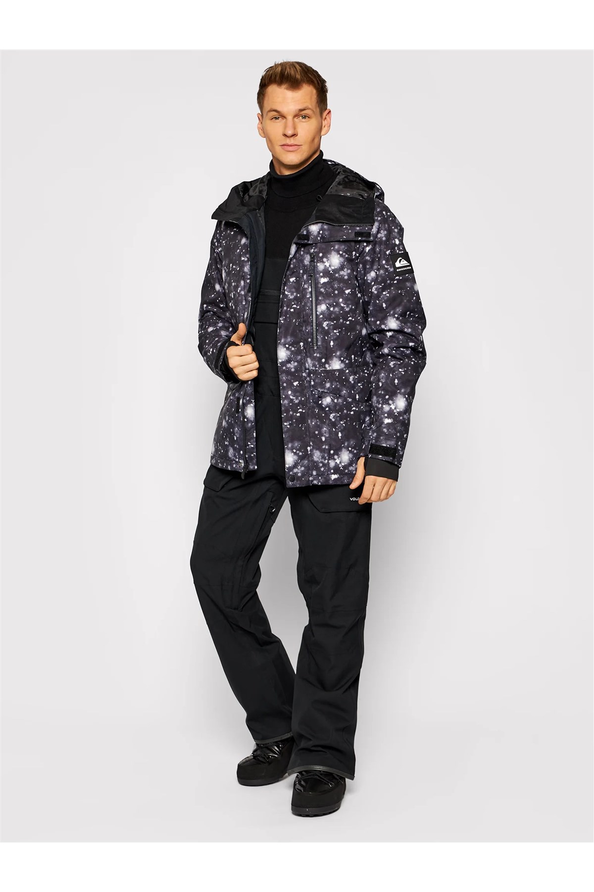 Quiksilver Mission Print Jk Snowboard Kar Montu EQYTJ03267-KVJ5 Siyah