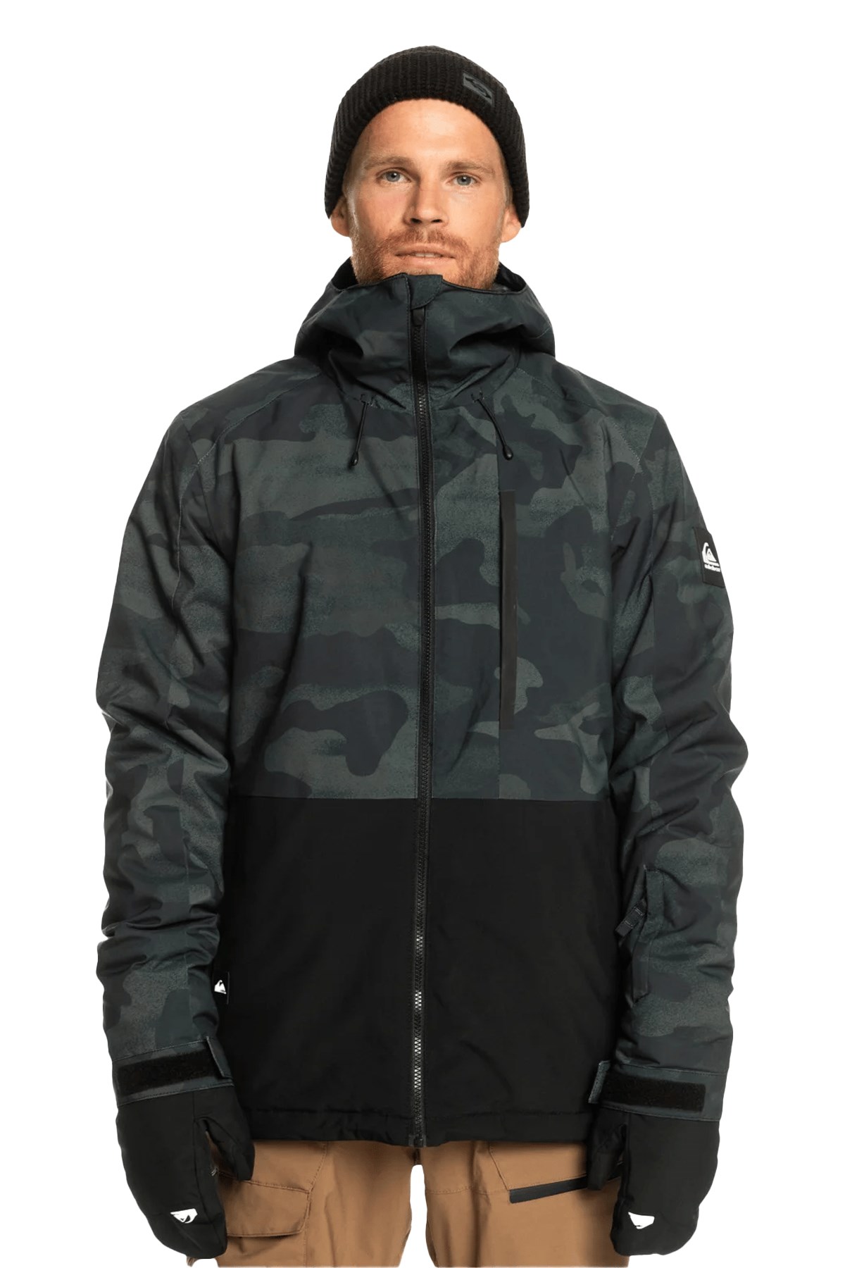 Quiksilver Mission Printed Erkek Kayak Montu EQYTJ03403-KVJS Yeşil