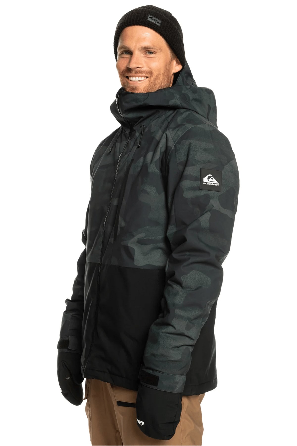 Quiksilver Mission Printed Erkek Kayak Montu EQYTJ03403-KVJS Yeşil