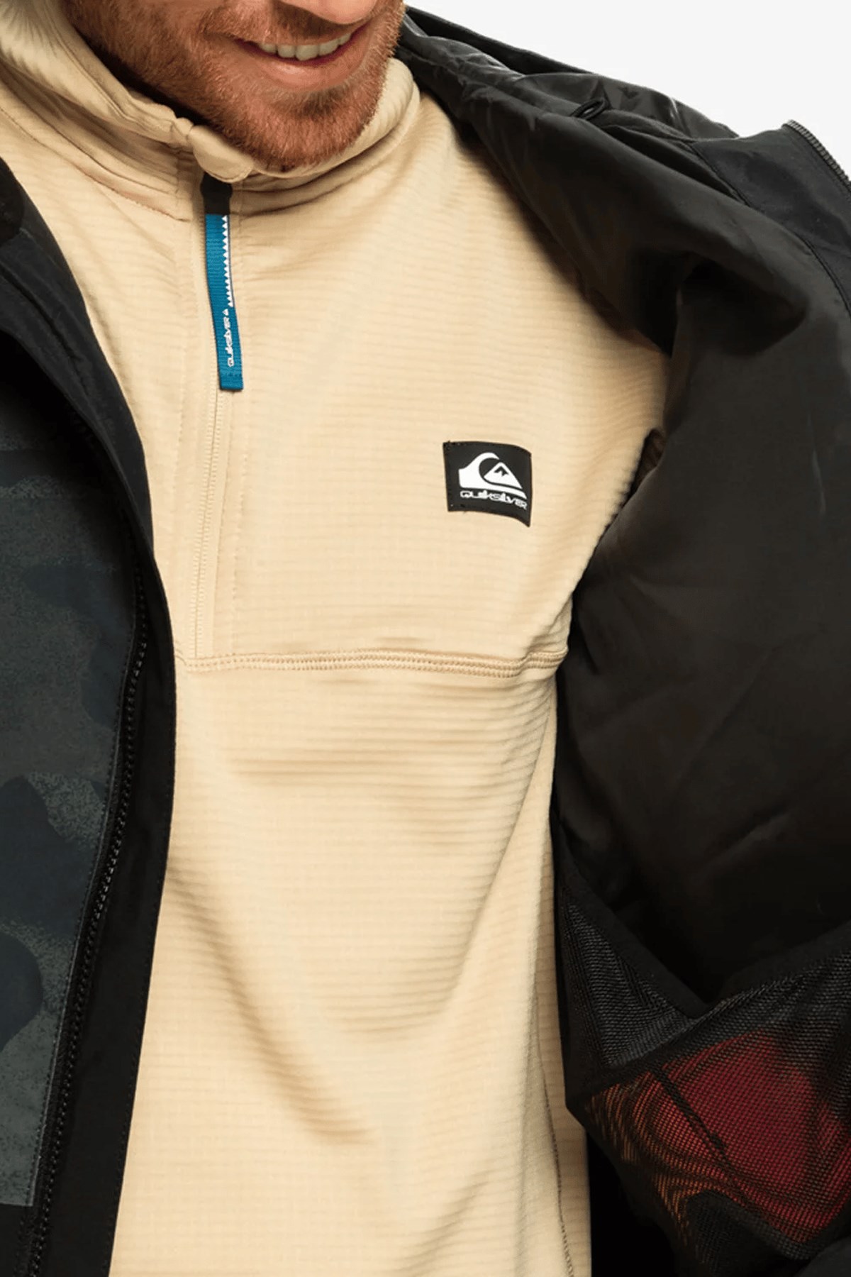 Quiksilver Mission Printed Erkek Kayak Montu EQYTJ03403-KVJS Yeşil