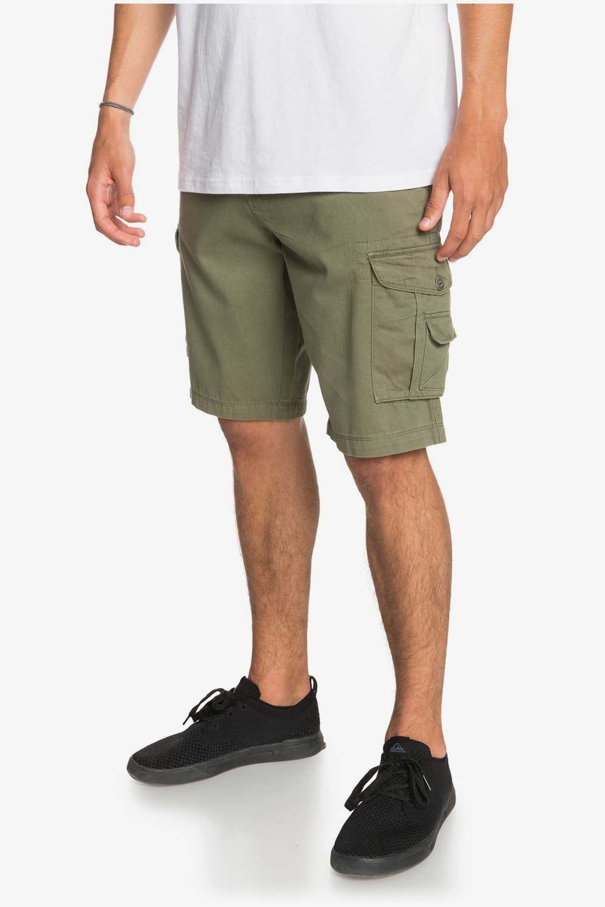Quiksilver Crucial Battle Erkek Şort eqyws03456 Yeşil