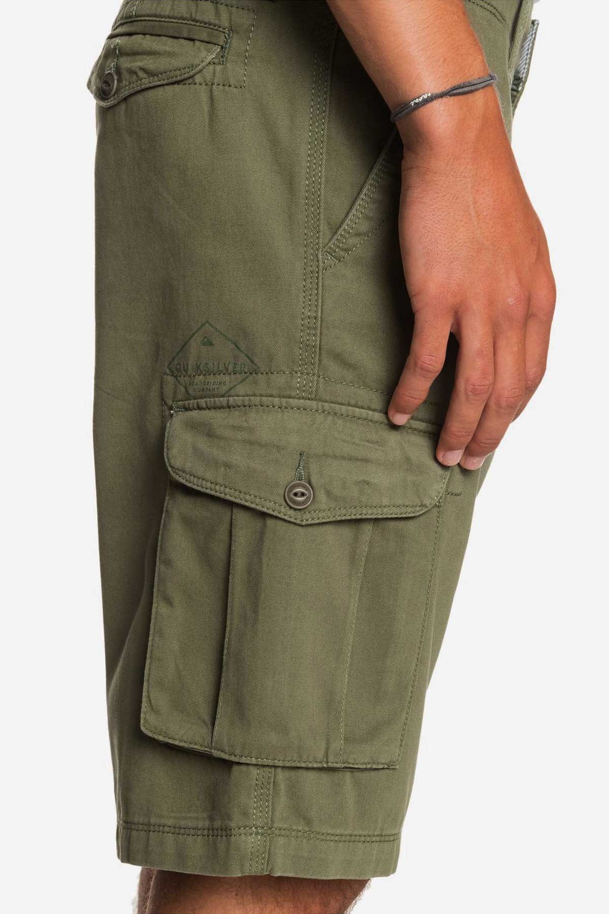 Quiksilver Crucial Battle Erkek Şort eqyws03456 Yeşil