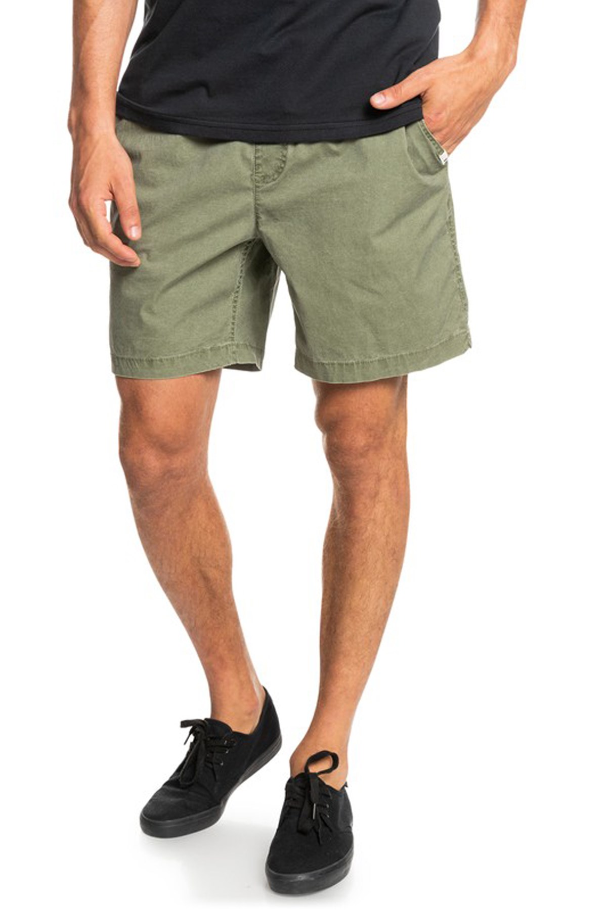 Quiksilver Taxer Elasticisized 17 Erkek Şort EQYWS03610-GPH0 Yeşil