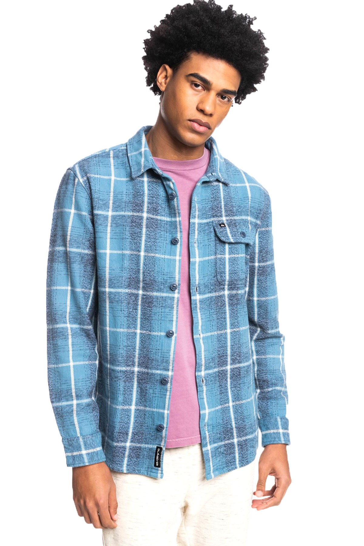 Quiksilver Carnbee Erkek Gömlek EQYWT04414 Lacivert