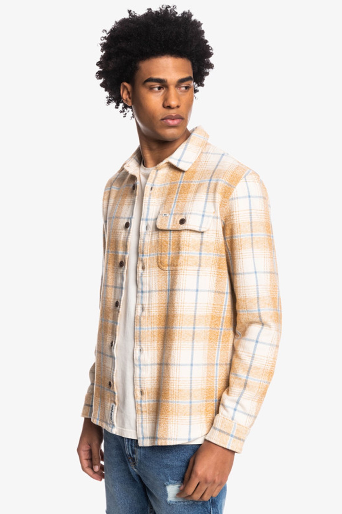 Quiksilver Carnbee Erkek Gömlek EQYWT04414 Sarı