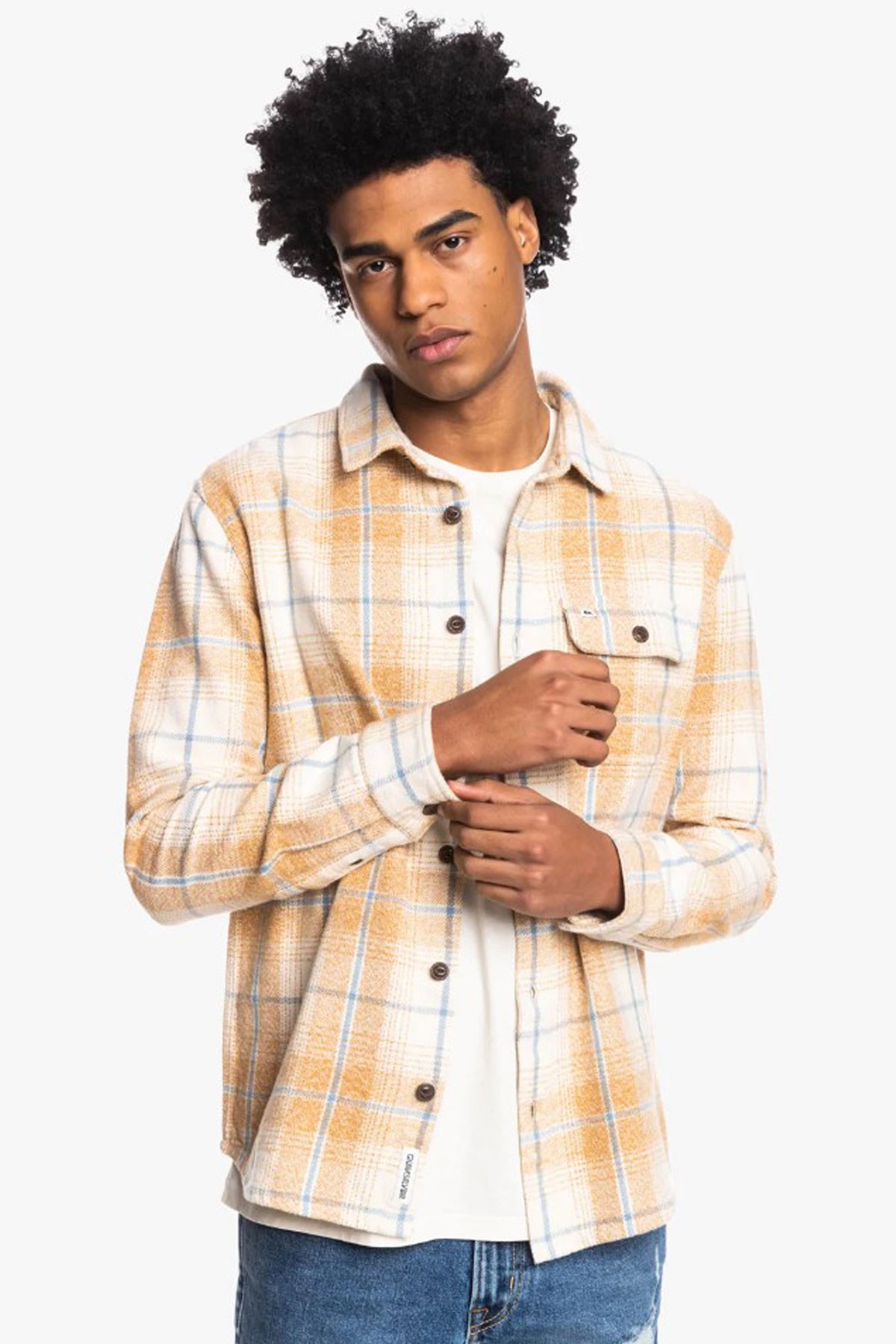 Quiksilver Carnbee Erkek Gömlek EQYWT04414 Sarı