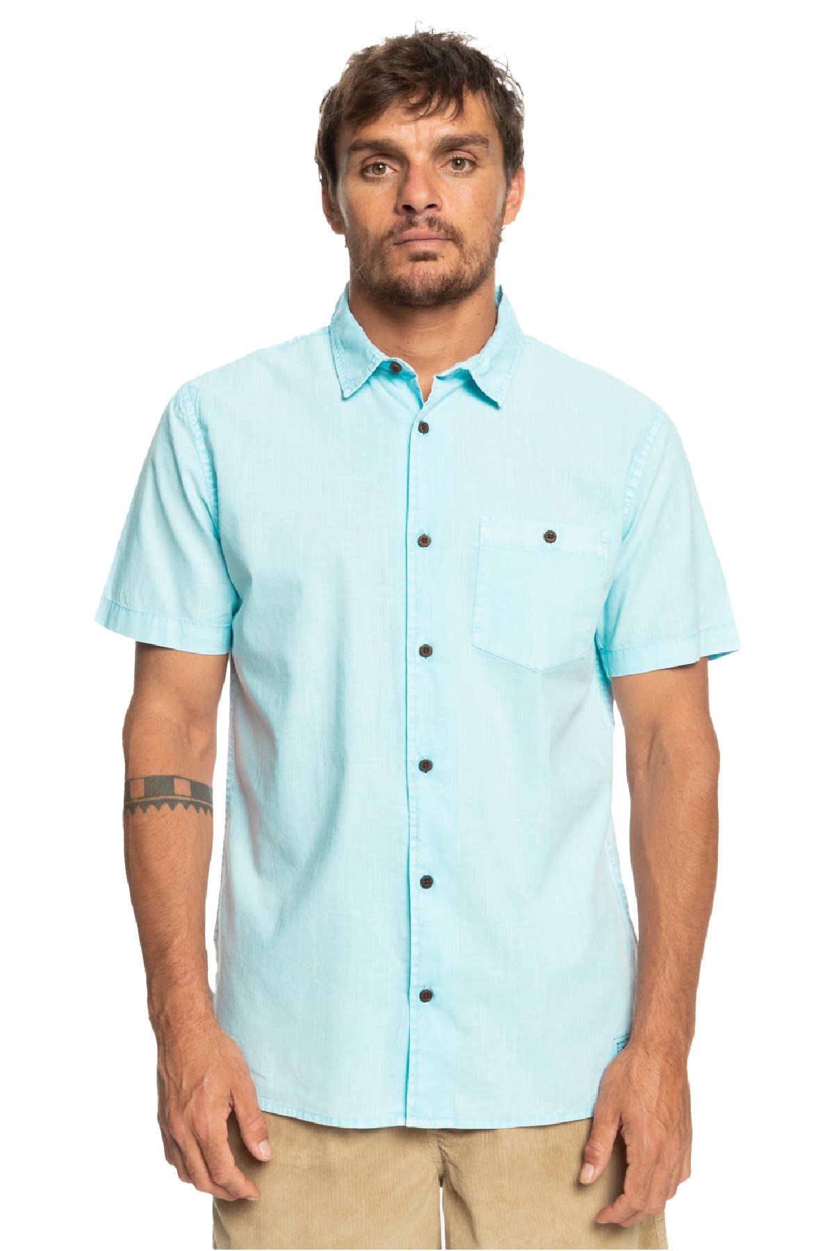 Quiksilver Bolam Erkek Gömlek EQYWT04474-BFY0 Mavi