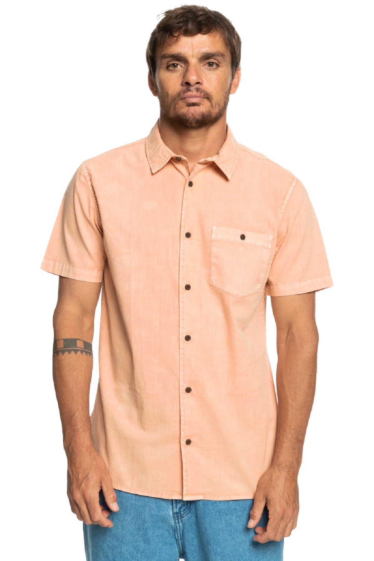 Quiksilver Bolam Erkek Gömlek EQYWT04474-TJB0 Kahverengi