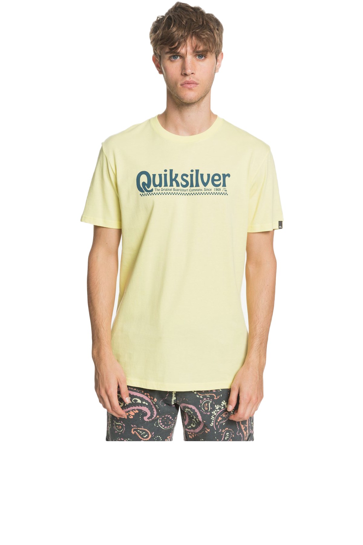 Quiksilver Newslangs Erkek Tişört Eqyzt05754-Gca0 Sarı