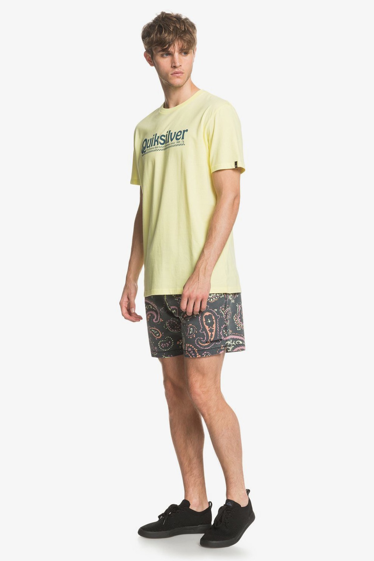 Quiksilver Newslangs Erkek Tişört Eqyzt05754-Gca0 Sarı