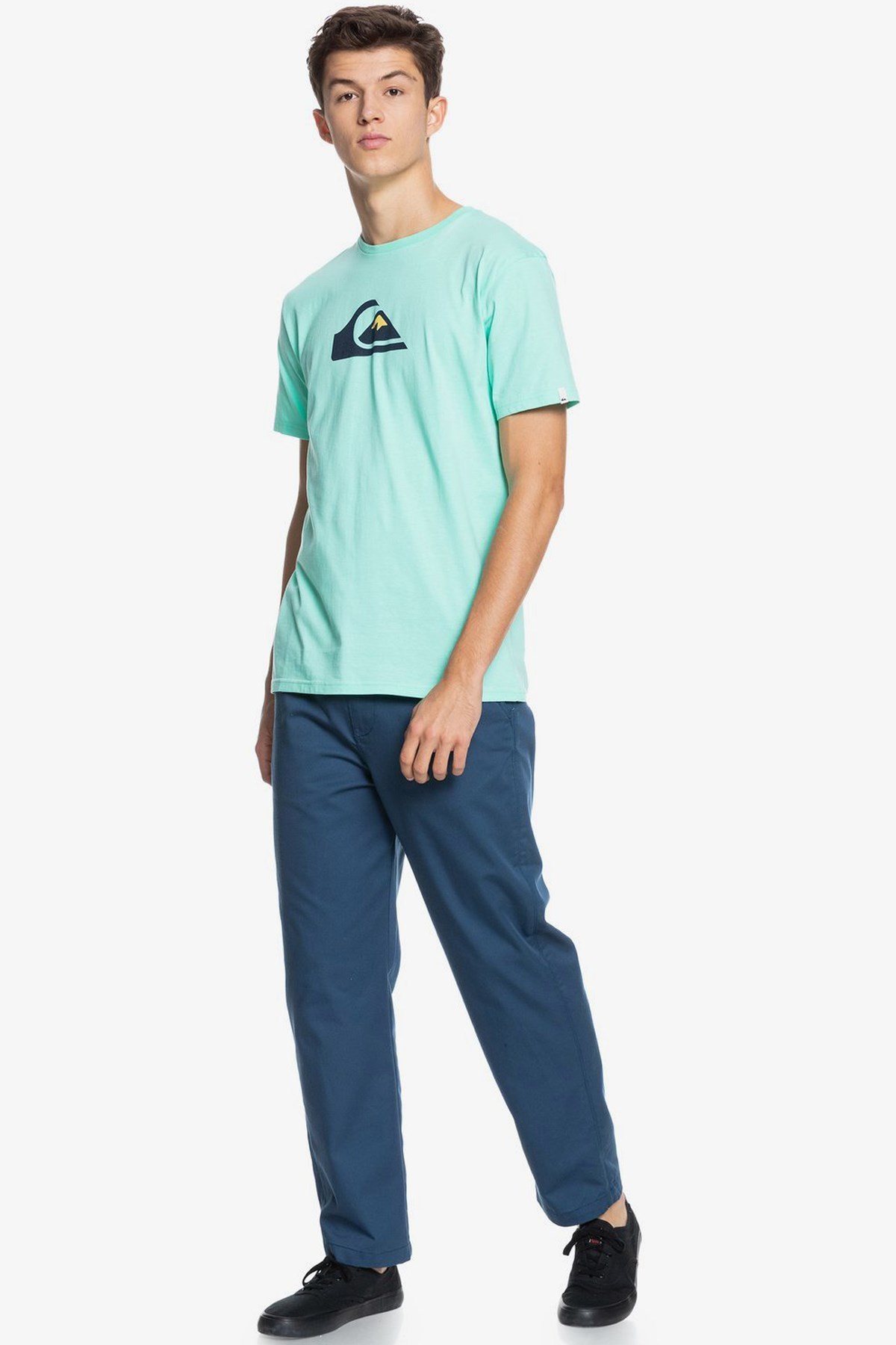 Quiksilver Comp Logo Erkek Tişört EQYZT06314-GEA0 Mint