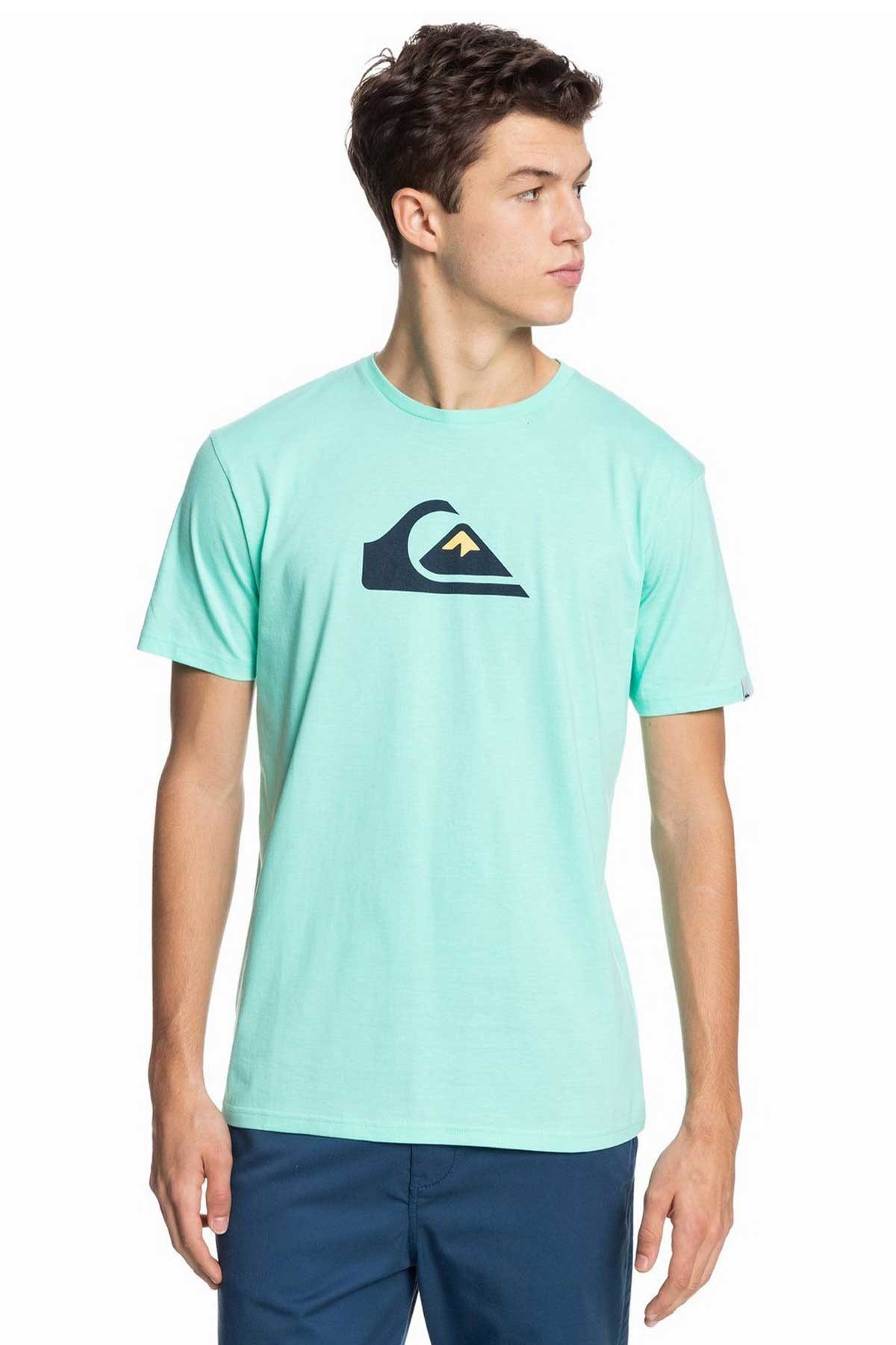 Quiksilver Comp Logo Erkek Tişört EQYZT06314-GEA0 Mint