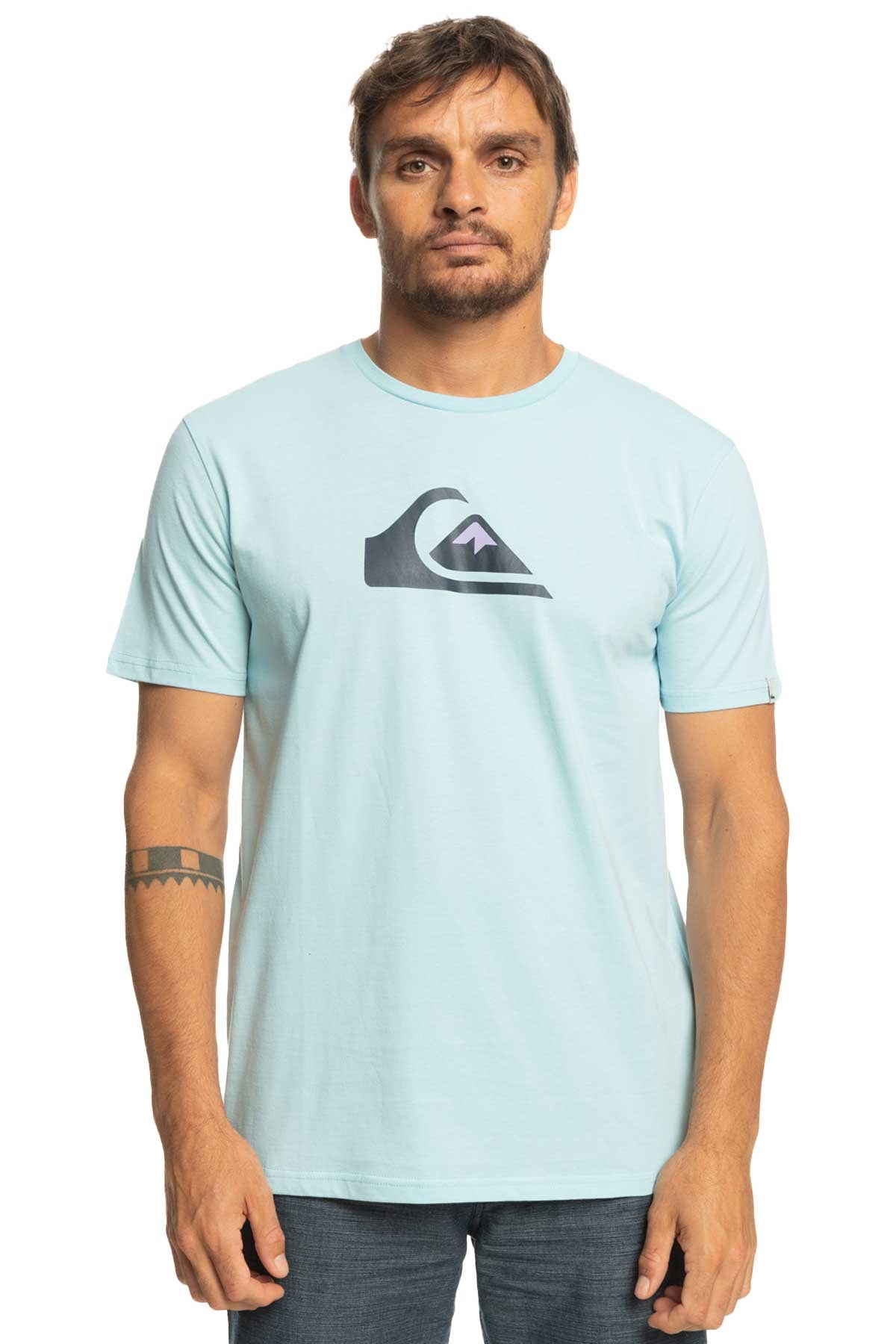 Quiksilver Complogo Erkek Tişört EQYZT06534-BGC0 Mavi