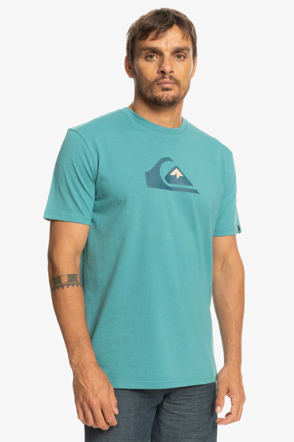 Quiksilver Complogo Erkek Tişört EQYZT06534-BLZ0 Mavi