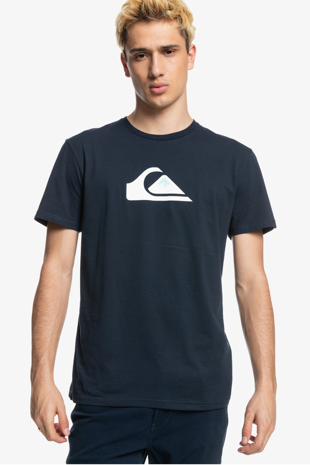 Quiksilver Comp Logo Erkek Tişört EQYZT06534 Lacivert
