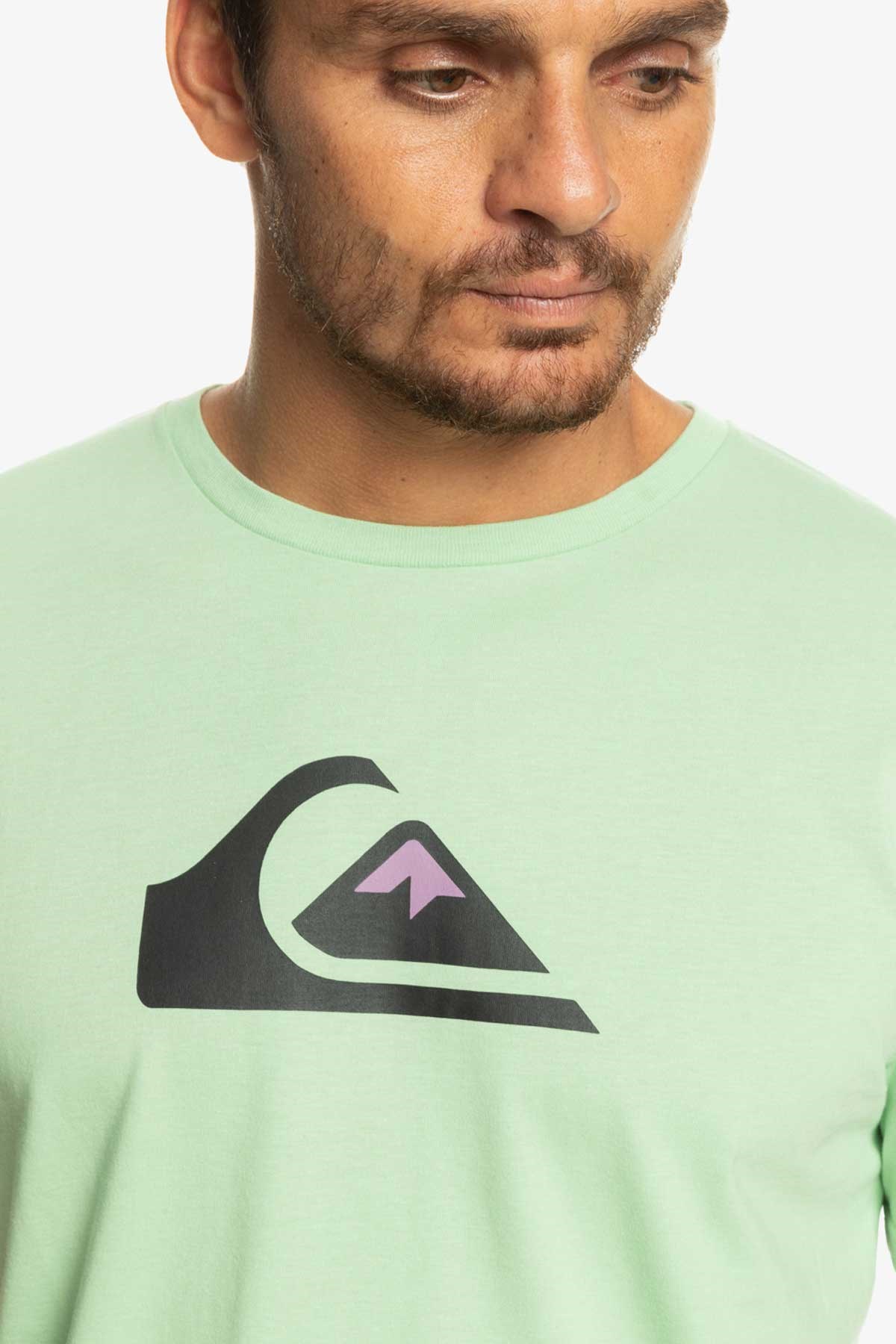 Quiksilver Complogo Erkek Tişört EQYZT06534-GFE0 Yeşil