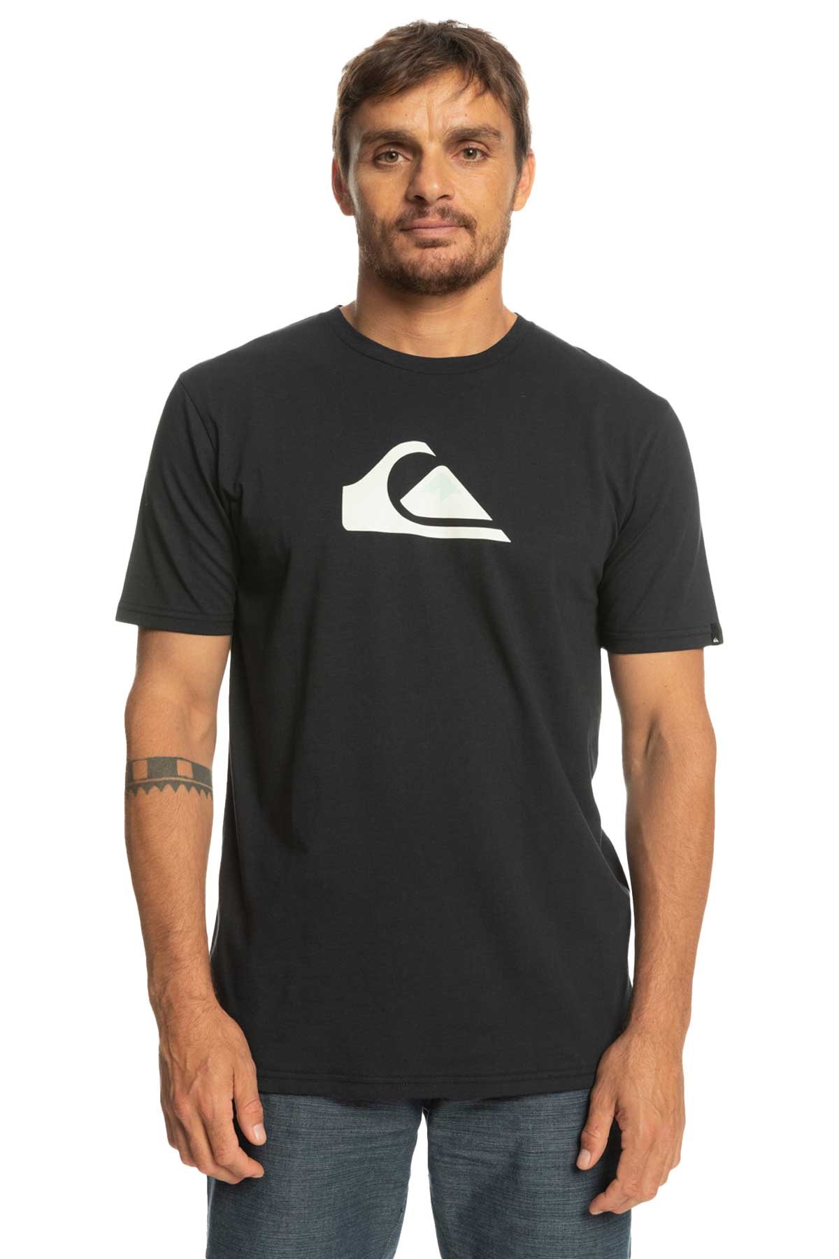 Quiksilver Complogo Erkek Tişört EQYZT06534-KVJ0 Siyah