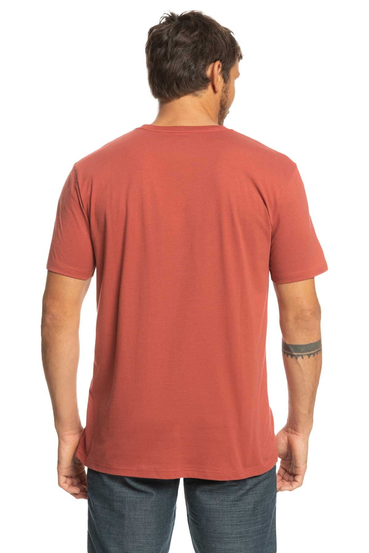 Quiksilver Complogo Erkek Tişört EQYZT06534-MPD0 Kırmızı