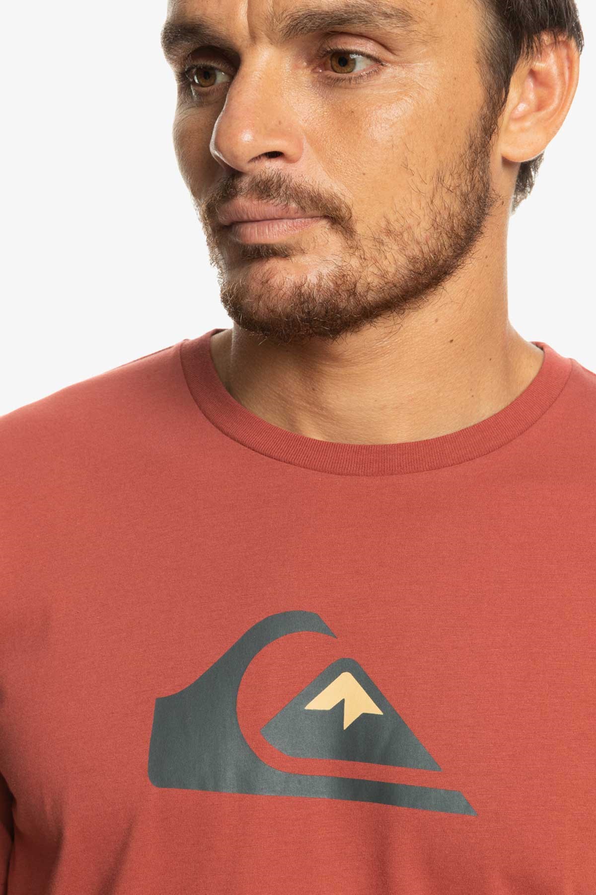 Quiksilver Complogo Erkek Tişört EQYZT06534-MPD0 Kırmızı