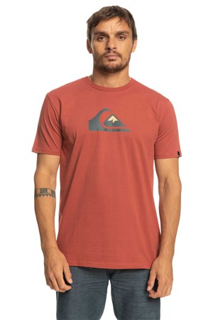 Quiksilver Complogo Erkek Tişört EQYZT06534-MPD0 Kırmızı