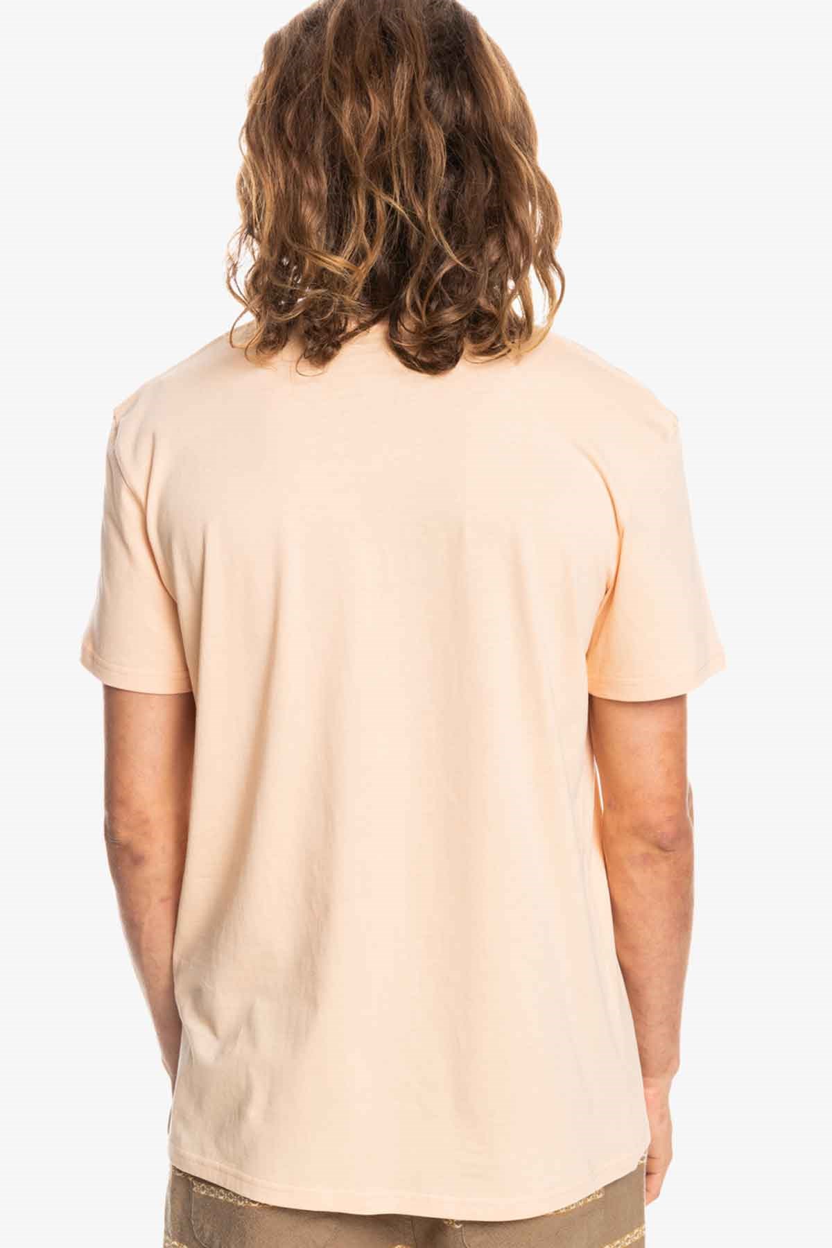 Quiksilver Comp Logo Erkek Tişört EQYZT06534 Ekru
