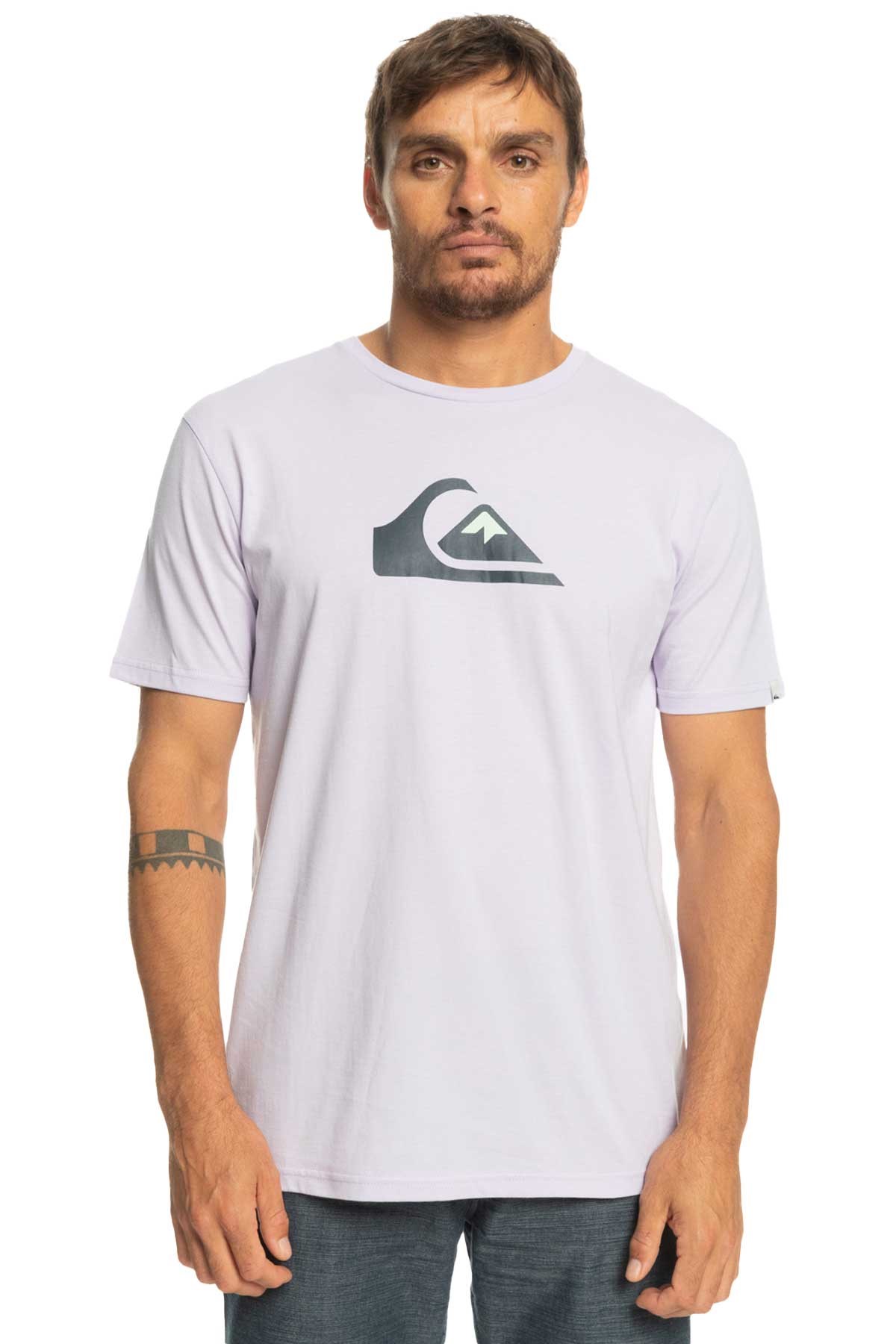 Quiksilver Complogo Erkek Tişört EQYZT06534-PFM0 Mor