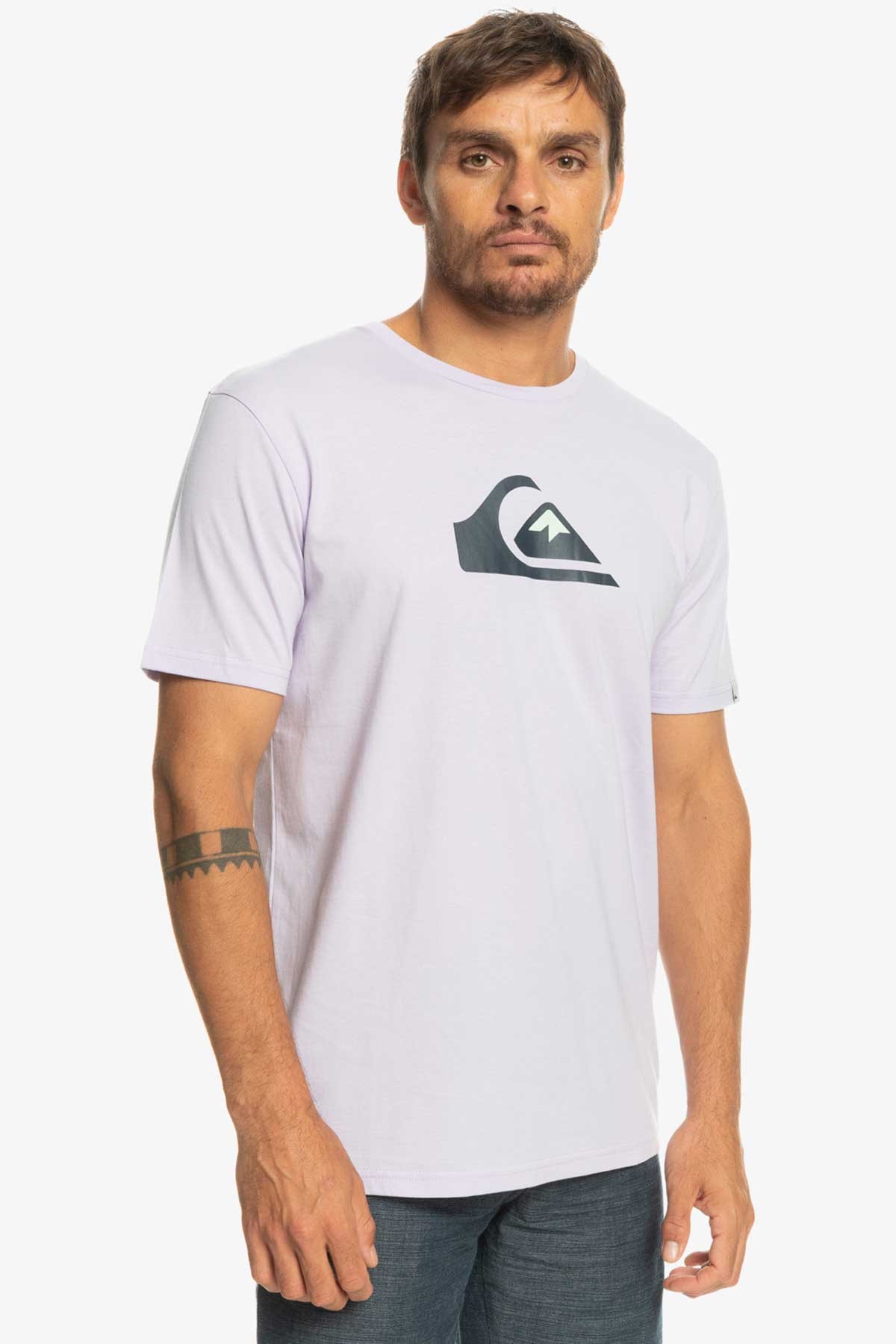 Quiksilver Complogo Erkek Tişört EQYZT06534-PFM0 Mor