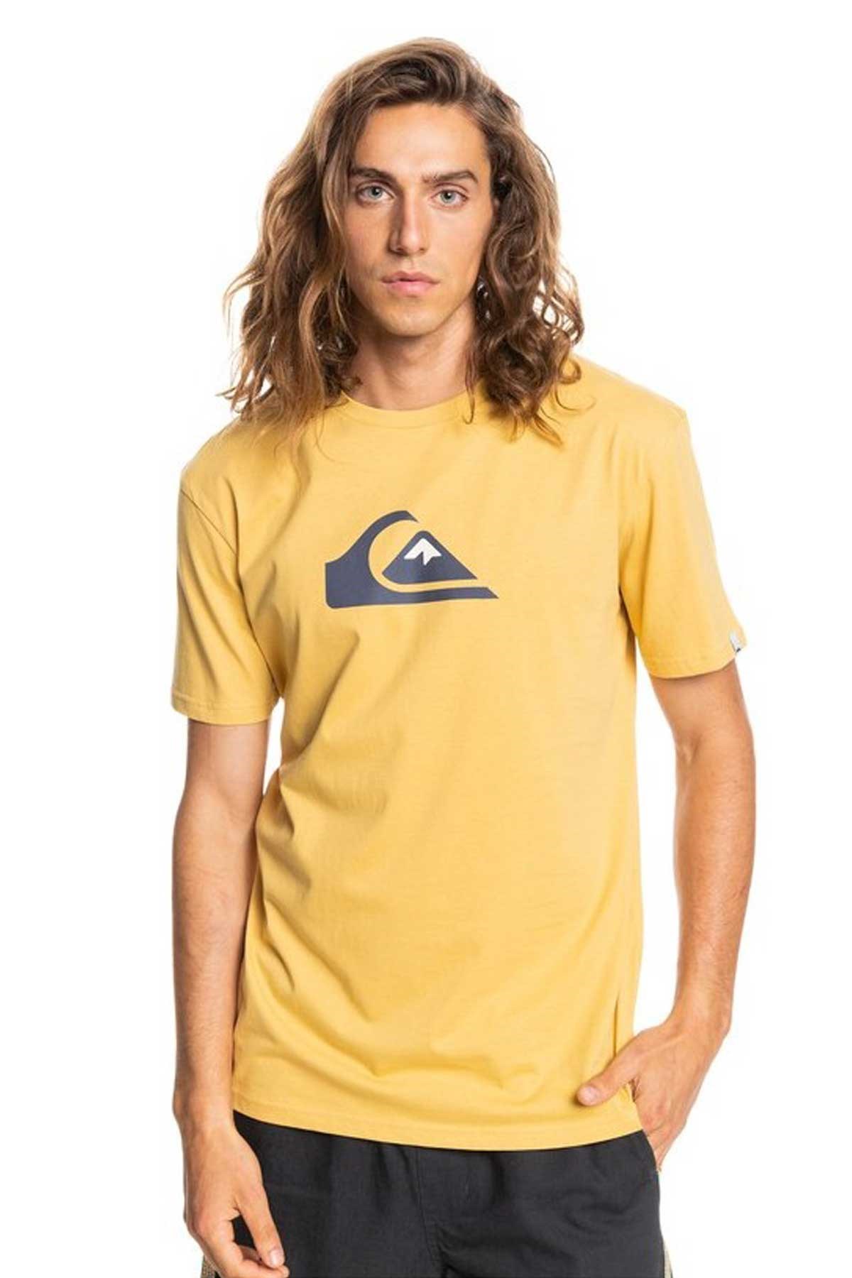 Quiksilver Complogo Erkek Tişört EQYZT06534-YKD0 Sarı