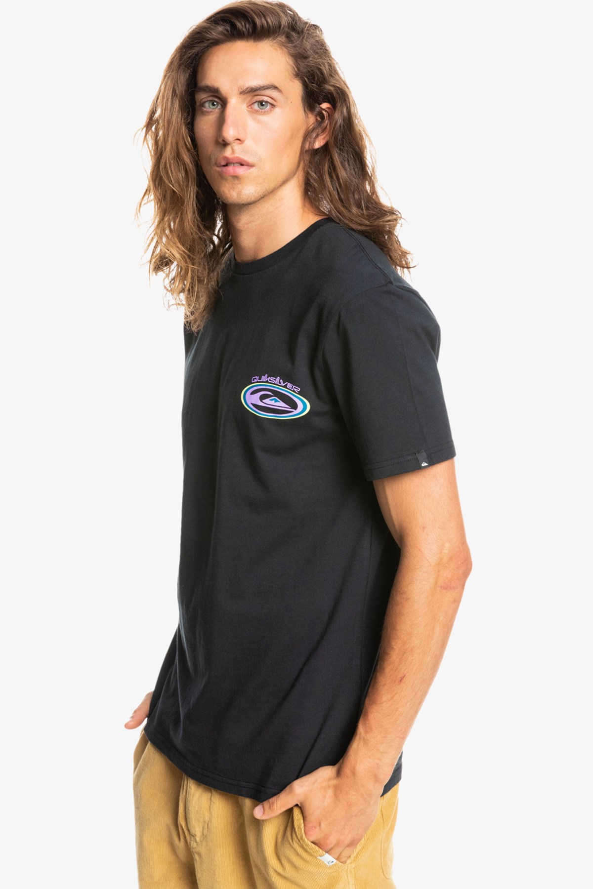 Quiksilver Temper Trap Erkek Tişört EQYZT06658 Siyah