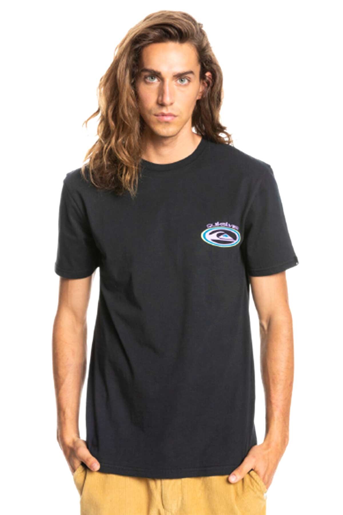 Quiksilver Temper Trap Erkek Tişört EQYZT06658 Siyah