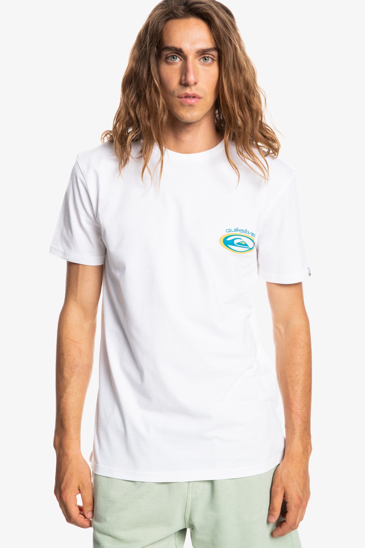 Quiksilver Temper Trap Erkek Tişört EQYZT06658 Beyaz