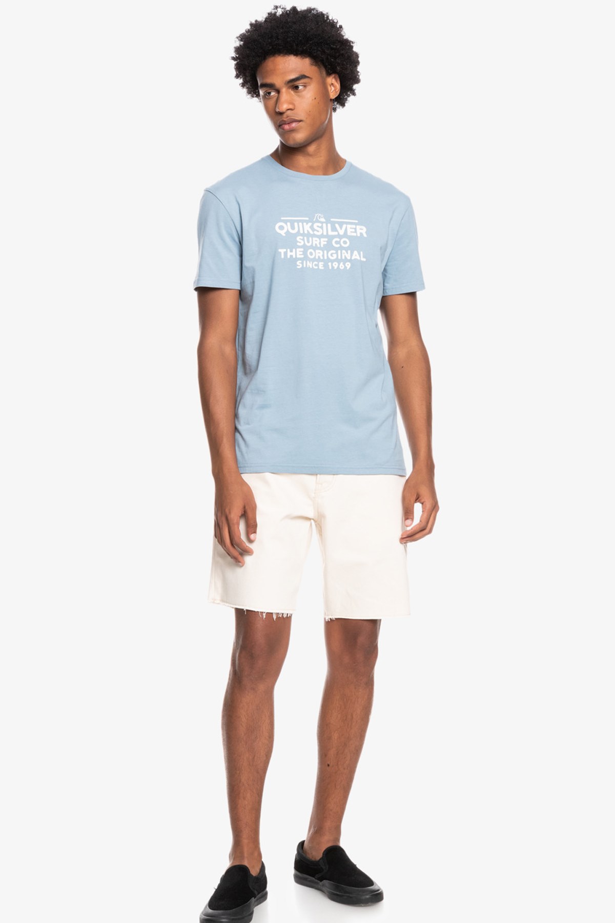 Quiksilver Feeding Line Erkek Tişört EQYZT06659 Lacivert